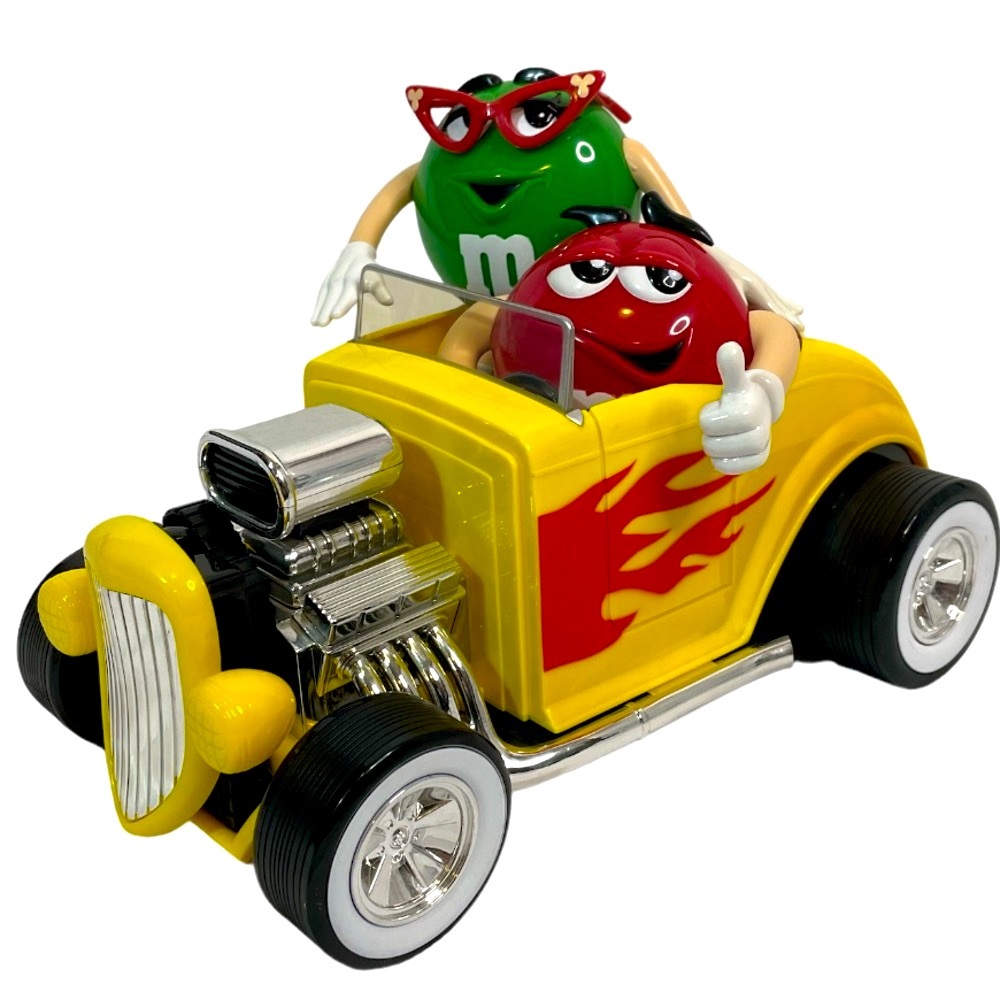 M&m's Rebel Without A Clue Yellow
Hot Rod Candy Dispenser Car